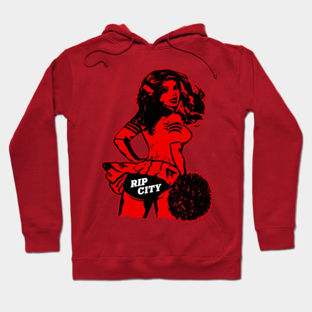 Rip City Cheerleader Hoodie by darklordpug